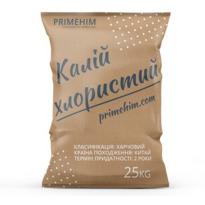 Калий хлористый пищевой (хлорид калия, e508)