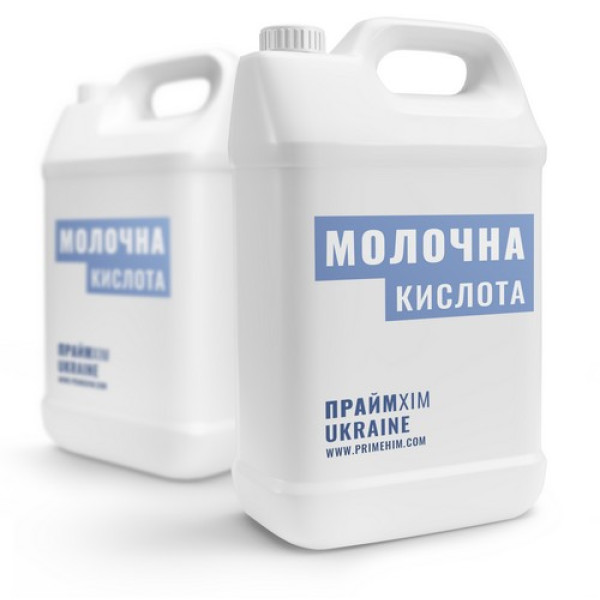 Молочная кислота 40% (E270) в канистре 24 кг - пищевая добавка от ПраймХИМ