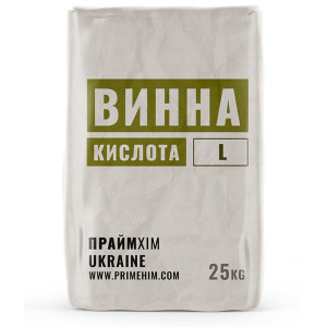 Винная кислота, натуральная (tartaric acid, L+)