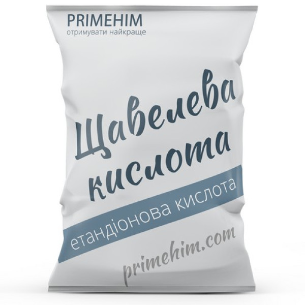 Мешок с технической щавелевой кислотой 25 кг для промышленного применения.